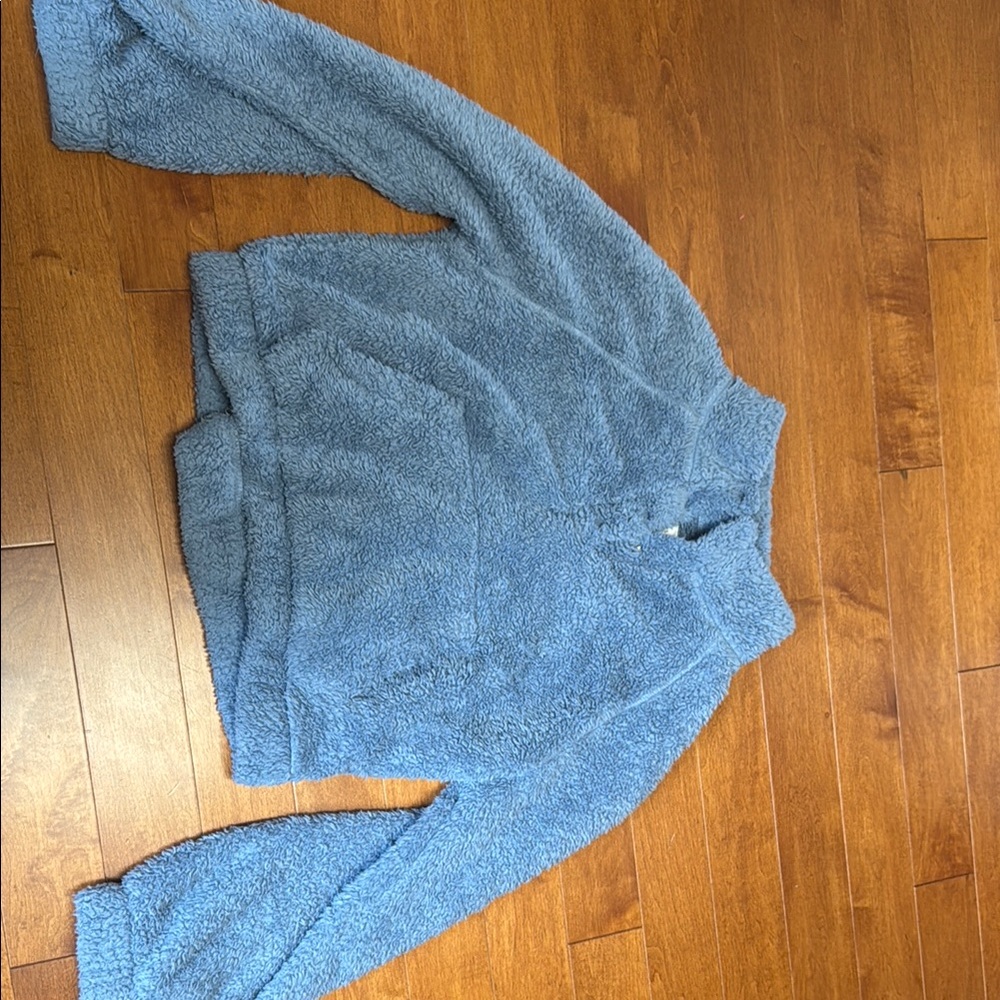 Aeropostale Blue Crew Neck Sweater Plush Cozy Design